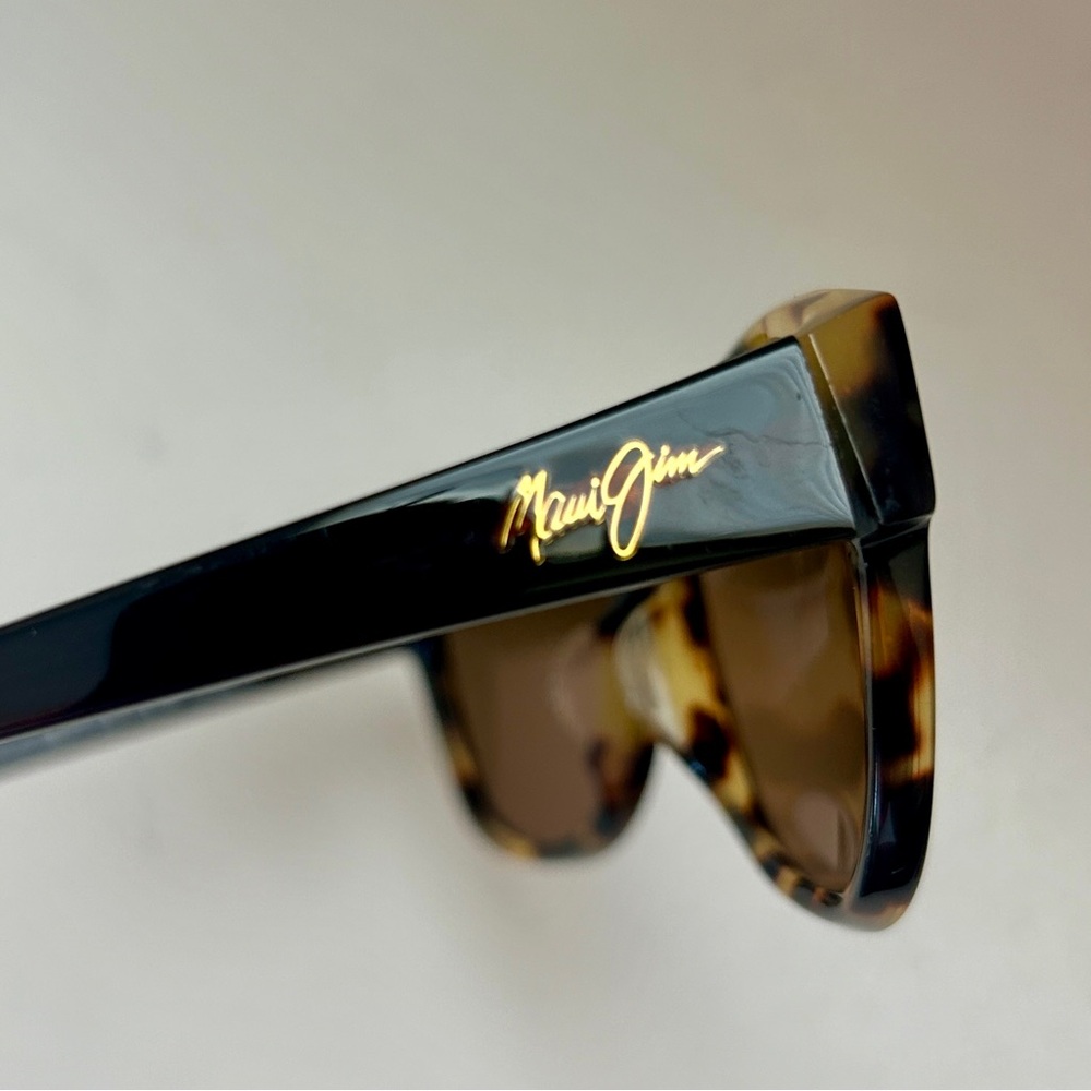 Maui Jim Summer Time Polarized Sunglasses MJ732 Tortoise/Bronze - Picture 7 of 12